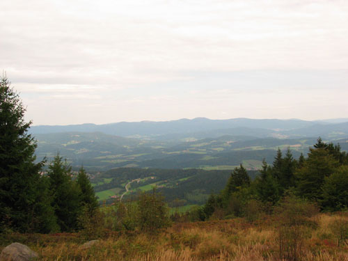 Bayerwaldberge, Blick vom Proellergipfel